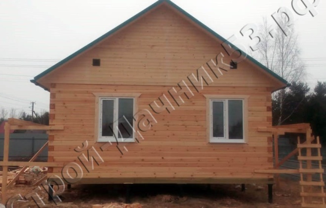 3 Брусовой дом ОД-6, 6×8, 48 м², Ленинградская область, Тосненский район, Посёлок Ульяновка (2)